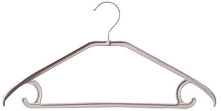 Antislip Hanger Draagbare Kleerhanger Plastic Wasserette Opslag Drogen Hanger Voor Pak Jas Closet Kledingstuk Outdoor Droogrek koffie
