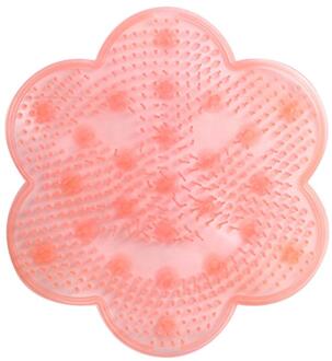Antislip PVC Massage Pad voor Badkamer Sterke Zuignap Floor Douche Mat Massage Kussen Badkamer Accessoires Q3 roze
