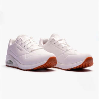 Antislip Sneaker voor Dames Skechers , White , Dames - 41 EU