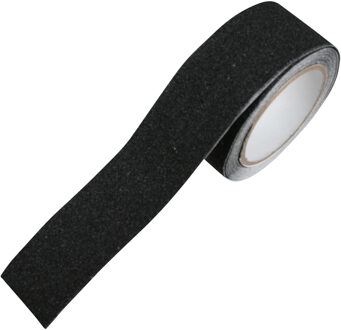 Antislip strip / sticker op rol zwart 50 mm x 5 meter - Tape (klussen)