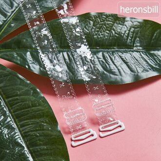 Antislip Tup Onzichtbare Transparant Beha-bandjes Schoudergordel Ondergoed Bandjes Vrouwen Schouderbanden Verstelbare Beha Accessoires heronsbill