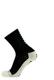 Antislip voetbal sokken Medium buis dikke handdoek Sokken doseren klassieke wrijving vierkante doseren sokken Basketbal sokken maat zwart