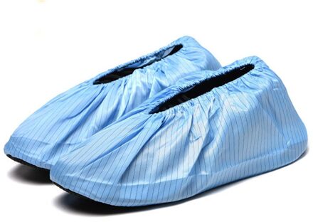 Antislip Wasbaar Schoen Covers Herbruikbare Vrouwen Outdoor Huishoudelijke Schoenen Protector Cover Houden Vloer Tapijt Reinigen Schoen Covers lucht blauw