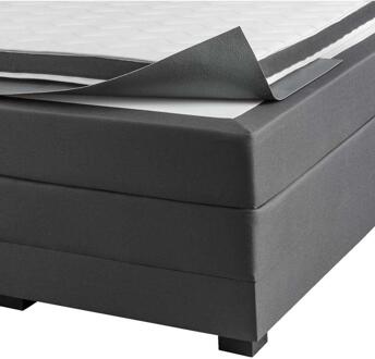 Antislipmat Boxspring - 57x120x2 Cm - Polyester - Grijs