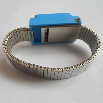 Antistatische Polsband Esd Polsband Blauwe Metalen Ontlading Voor Elektricien Ic Plcc Werknemer