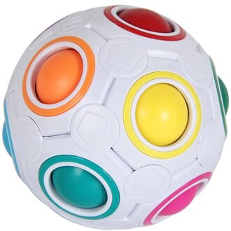 Antistress Cube Rainbow Bal Puzzels Voetbal Magische Kubus Educatief Speelgoed Voor Kinderen Adult Kids Stress Reliever Speelgoed