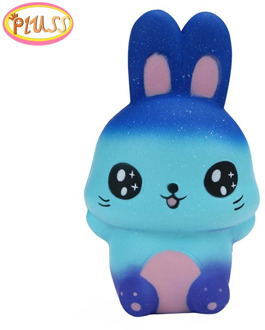 Antistress Squishy Animales Rabbit Galaxy Simulated Animal Doll Slow Rising Bread Scented Squeeze Toy Stress Relief Fun for Kid