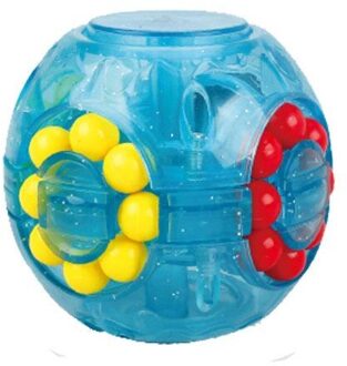 Антистрессtating Magic Bean Intelligentie Vingertop Roterende Kubus Roterende Kubus Vinger Gyro Kinderen Burger Roterende Kubus Speelgoed Licht Geel