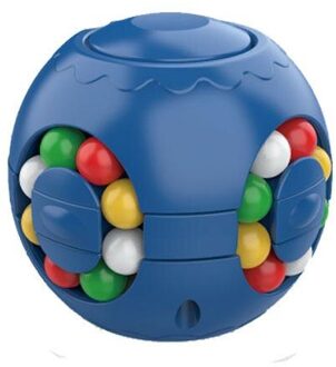 Антистрессtating Magic Bean Intelligentie Vingertop Roterende Kubus Roterende Kubus Vinger Gyro Kinderen Burger Roterende Kubus Speelgoed Licht Groen