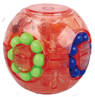 Антистрессtating Magic Bean Intelligentie Vingertop Roterende Kubus Roterende Kubus Vinger Gyro Kinderen Burger Roterende Kubus Speelgoed lucht blauw