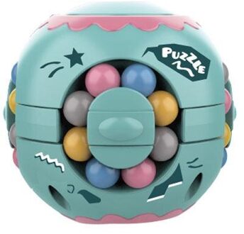 Антистрессtating Magic Bean Intelligentie Vingertop Roterende Kubus Roterende Kubus Vinger Gyro Kinderen Burger Roterende Kubus Speelgoed Roze