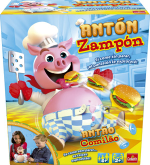 ANTON ZAMPON, ANTON Zampón is the king of hamburgers and is always hungry.