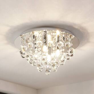 Antonino plafondlamp, 4-lamps chroom