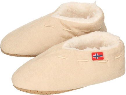 Antonio World Fashion - Spaanse sloffen/pantoffels beige - dames 35-38 - Pantoffels