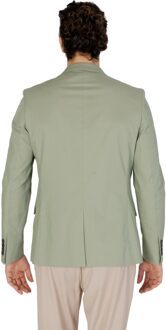 Antony Morato Casual Fit Blazer met Twee Knopen Sluiting Salie Groen