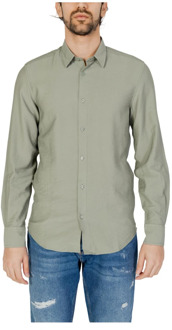 Antony Morato Casual Shirts Antony Morato , Green , Heren - 2Xl,Xl,L,M,S,Xs,3Xl