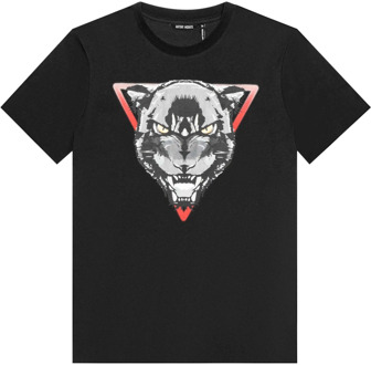 Antony Morato Casual T-shirt Lente/Zomer Collectie Antony Morato , Black , Heren - Xl,L,M,S