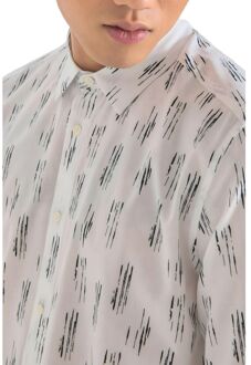 Antony Morato Gedrukt Lange Mouwen Overhemd Wit