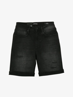 Antony Morato Heren short randy skinny fit black denim Zwart - 30
