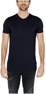 Antony Morato Heren T-shirt Lente/Zomer Collectie Antony Morato , Blue , Heren - Xl,L,S