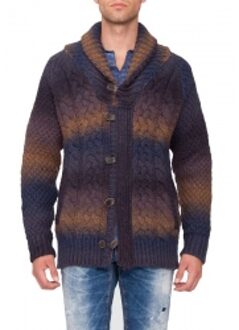 Antony Morato Knitted cardigan AM - Antony Morato - Truien en vesten - Blauw - L|M|S|XL