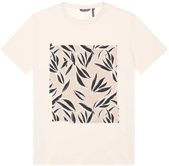 Antony Morato Korte Mouw T-shirt Antony Morato , Beige , Heren - Xl,L,M