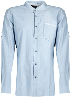Antony Morato lim; Overhemd Antony Morato , Blue , Heren - 2XL