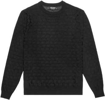 Antony Morato Mmsw01384 sweaters & hoodie Zwart