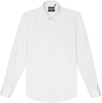 Antony Morato Overhemd- AM Camicia Milano Super Slim FIT Antony Morato , White , Heren - Xl,L,M,S,Xs