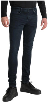 Antony Morato Ozzy Tapered Donkerblauwe Denim Jeans Antony Morato , Blue , Heren - W36,W32,W31,W38