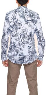 Antony Morato Palmbodem Shirt Casual Lange Mouwen Wit - EU 54