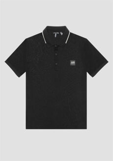 Antony Morato Polo s24 pique Zwart