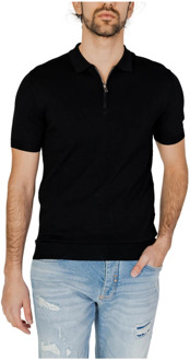 Antony Morato Polo Shirts Antony Morato , Black , Heren - 2Xl,Xl,L,M