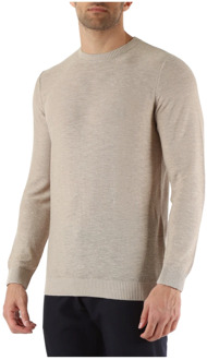 Antony Morato Regular Fit Linnen Viscose Sweater Antony Morato , Beige , Heren - 2Xl,Xl,L,M