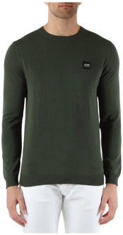 Antony Morato Slim Fit Katoen Viscose Sweater Antony Morato , Green , Heren - 2Xl,Xl,L,M