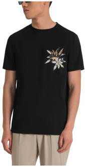 Antony Morato T-Shirts Antony Morato , Black , Heren - 2Xl,Xl,L,M,S