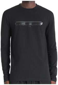 Antony Morato Trui t-shirt w23 logo Zwart - XL