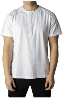 Antony Morato Witte korte mouw T-shirt Antony Morato , White , Heren - S