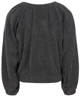 Antra krinkel top washed look voor meisjes in de kleur Grijs - 140