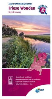 ANWB Wandelregiokaart  -   Friese Wouden