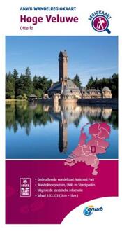 ANWB Wandelregiokaart  -   Hoge Veluwe 1:33.333