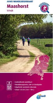 ANWB Wandelregiokaart  -   Maashorst 1:33.333