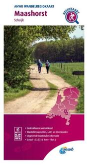 ANWB Wandelregiokaart  -   Maashorst 1:33.333