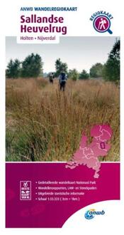 ANWB Wandelregiokaart  -   Sallandse Heuvelrug