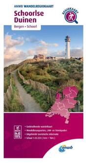 ANWB Wandelregiokaart  -   Schoorlse Duinen