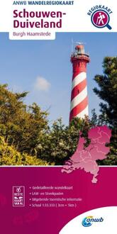 ANWB Wandelregiokaart  -   Schouwen-Duiveland