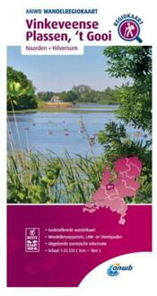 ANWB Wandelregiokaart  -   Vinkeveense Plassen, 't Gooi