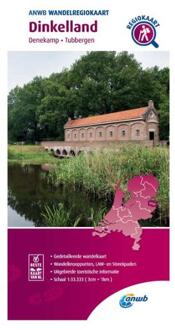 ANWB Wandelregiokaart  -   Wandelregiokaart Dinkelland 1:33.333