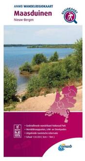ANWB Wandelregiokaart  -   Wandelregiokaart Maasduinen 1:33.333