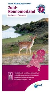 ANWB Wandelregiokaart  -   Zuid-Kennemerland